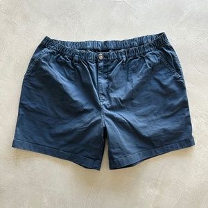 Chubbies Dark Blue Elastic Waist Shorts